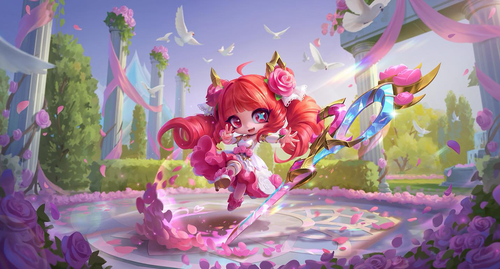 Gwen Hồng Pha Lê Tí Nị ( Full Hiệu Ứng Kết Liễu )